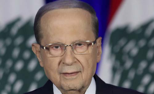 Presiden Lebanon Michel Aoun. (Foto:Reuters)