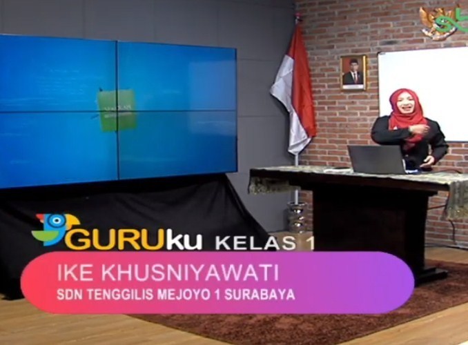 Program belajar GURUku, khusus untu pelajar di Surabaya, tayang di SBO TV. (Foto: SBO TV)