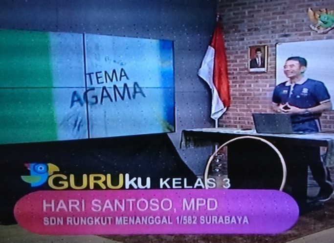 Program belajar GURUku, khusus untu pelajar di Surabaya, tayang di SBO TV. (Foto: SBO TV)