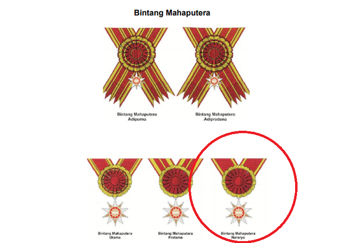 Bintang Mahaputra Nararya. (Foto: Google)