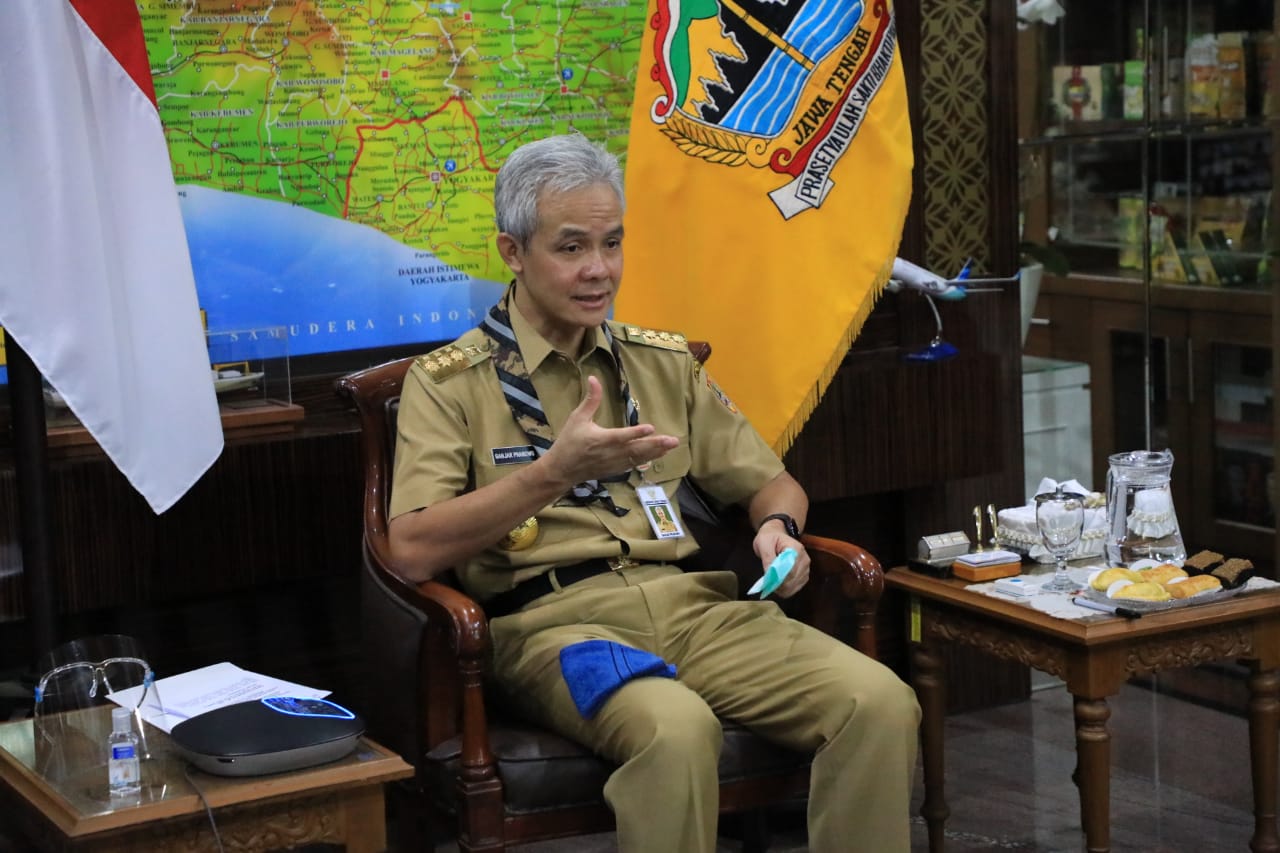 Gubernur Jawa Tengah Ganjar Pranowo. (Foto: Ist/Ngopibareng.id)