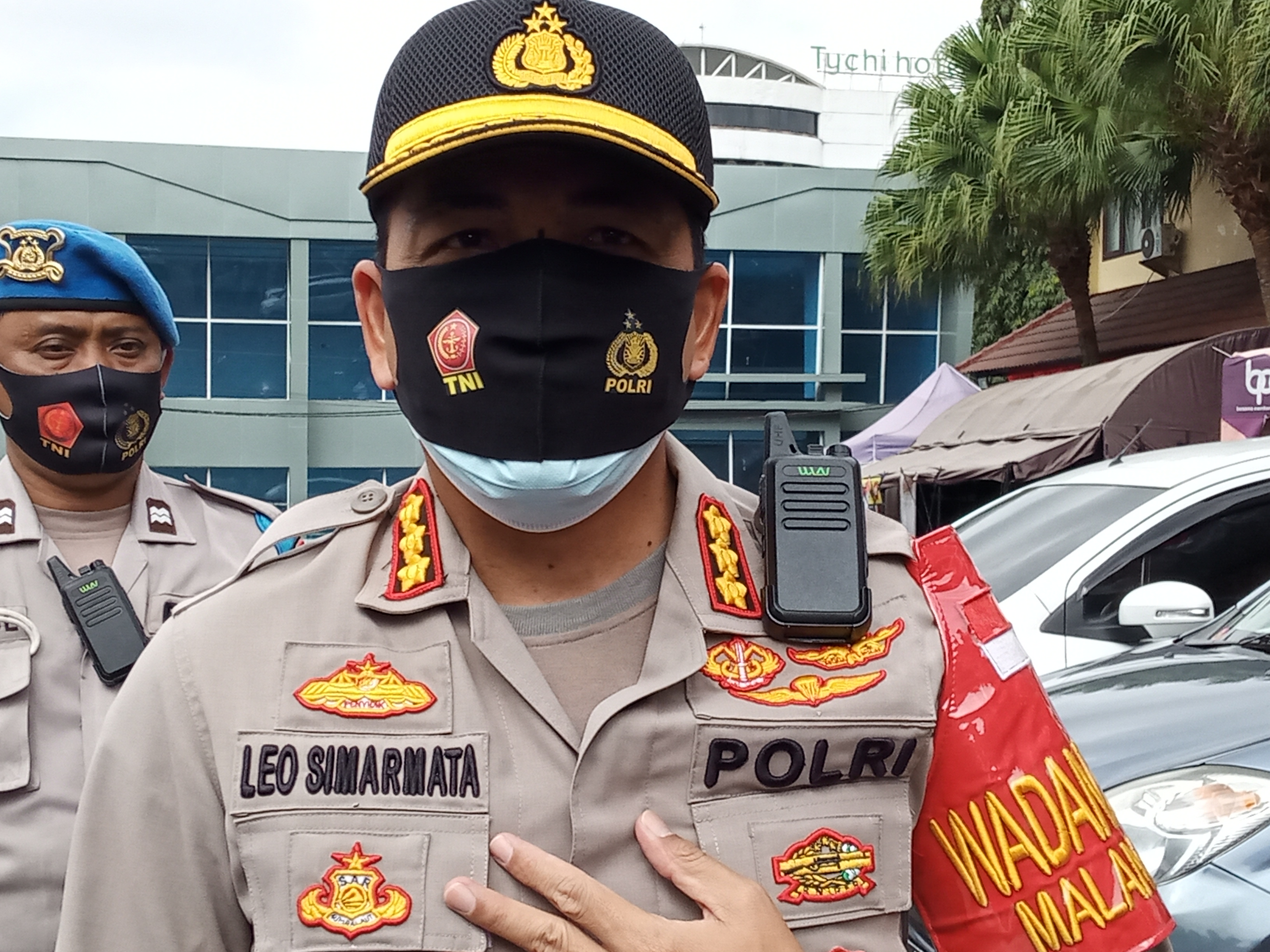 Kapolresta Malang Kota, Kombes Pol Leonardus Simarmata saat ditemui di Mapolresta Malang Kota (Foto: Lalu Theo/Ngopibareng.id)