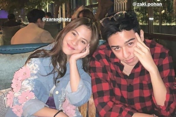 Pasangan kekasih Adhistya Zara dan Zaki Pohan. (Foto: Instagram)