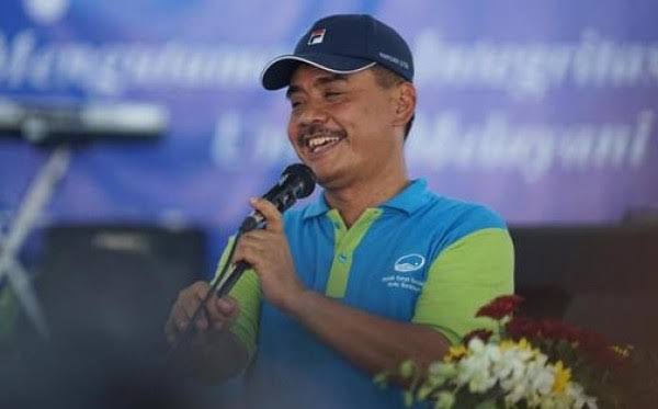 Dirut PDAM Surya Sembada, Mudjiaman dalam sebuah kesempatan. Dia mengajukan pengunduran diri sebagai Dirut PDAM Surya Sembada, Senin, 24 Agustus 2020 karena akan maju dalam pilwali Surabaya bersama Machfud Arifin. (Foto: dok. Ngopibareng.id)