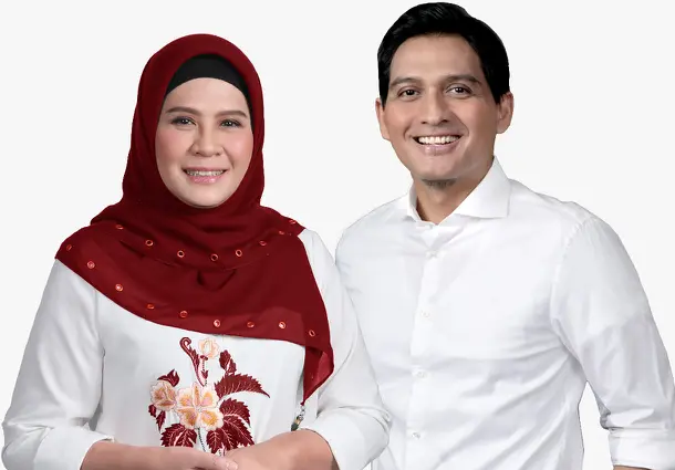 Pasangan Nina Agustina Da'i Bachtiar dan Lucky Hakim maju ke Pilkada Indramayu, Jawa Barat. (Foto: Istimewa)