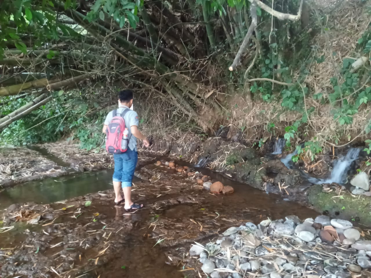 Kawasan Situs Petirtaan di Merjosari, Kota Malang, Jawa Timur. (Foto: Lalu Theo/Ngopibareng.id)