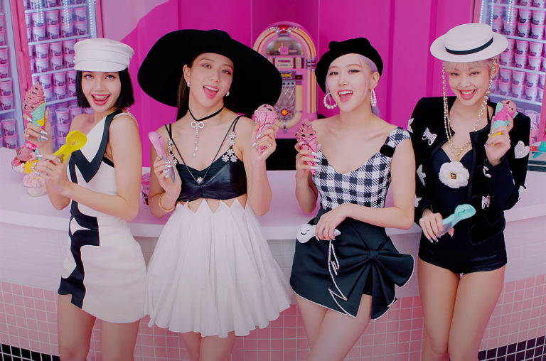 BLACKPINK dalam video musik Ice Cream. (Foto: YouTube)