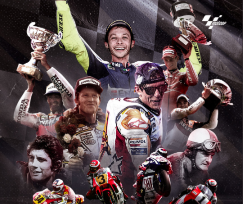 Ilustrasi pebalap MotoGP 2020. (Grafis: Twitter @motoGP)