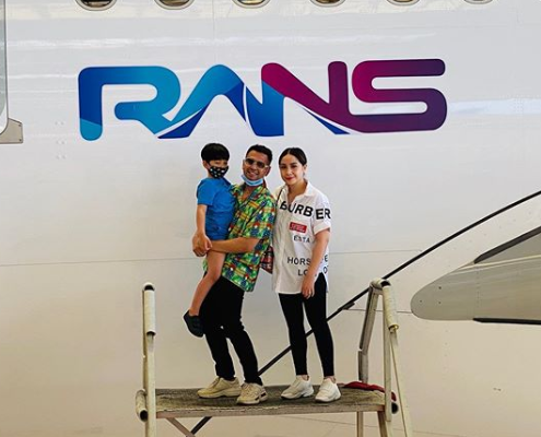 Keluarga Raffi Ahmad dan Nagita Slavina (Gigi). (Foto: Instagram @raffinagita1717)