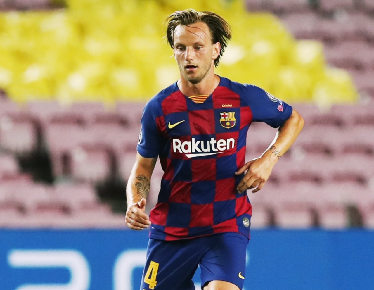 Gelandang Barcelona asal Kroasia Ivan Rakitic resmi pindah ke Sevilla. (Foto: AFP)