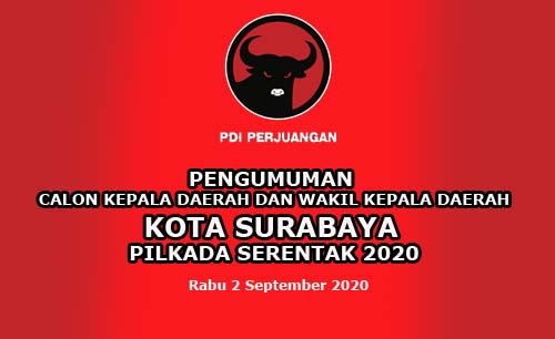 Ilustrasi siaran langsung pengumuman DPP PDIP tentang calon wali kota/wakil wali kota Surabaya. (Ngopibareng)