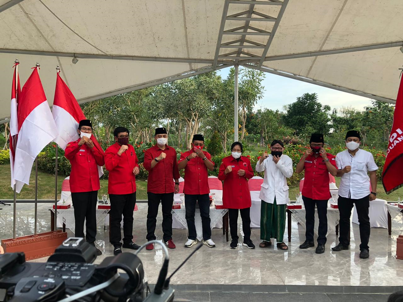 Deklarasi Eri-Armuji di Taman Harmoni. (Foto: Andhi Dwi/Ngopibareng.id) 