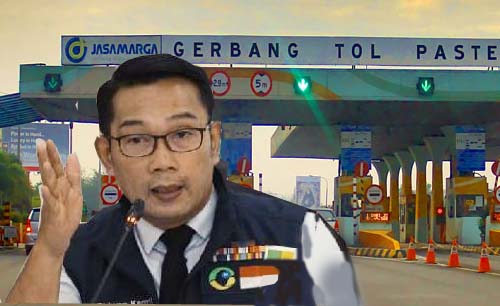 Gubernur Jabar kritik keras naiknya tarif tol Cipularang. (Foto:Ngopibareng)