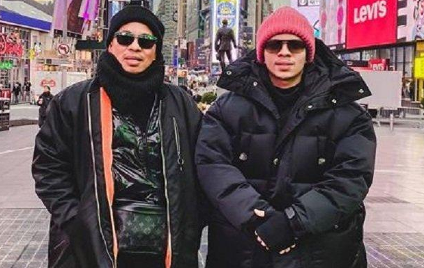 YouTUber Atta Halilintar bersama sang ayah, Halilintar Anofial Asmid. (Foto: Instagram)