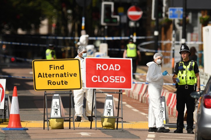 TKP penusukan massal di Birmingham, Inggris. (Foto: AP)