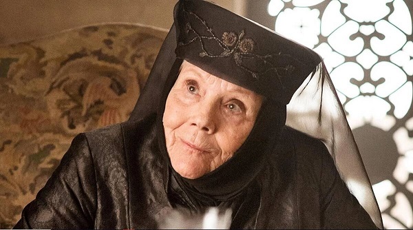 Artis Diana Rigg, pemeran Lady Olenna di film Game of Thrones. (Foto: Warner Bros)