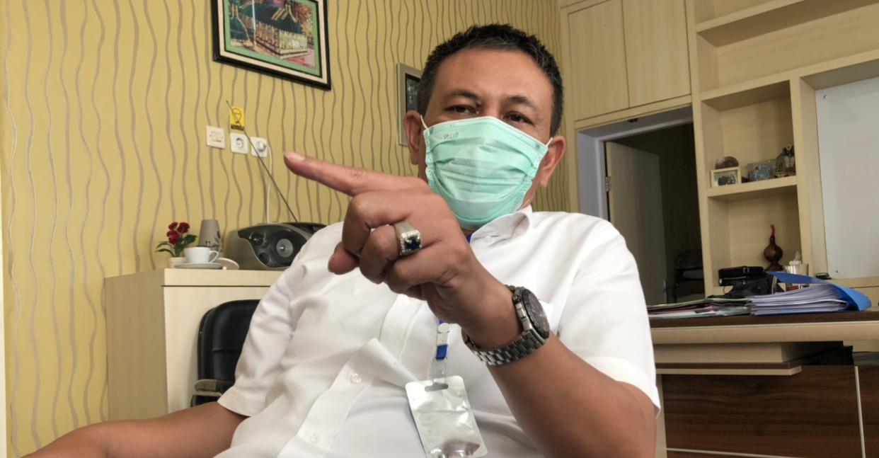 Wakil Sekertaris Gugus Tugas Percepatan Penanganan Covid-19 Kota Surabaya Irvan Widyanto (Foto: Andhi Dwi/Ngopibareng.id)