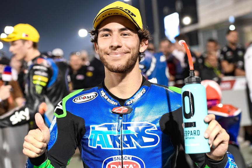 Pembalap Italtrans, Enea Bastianini. (Foto: Twitter @motoGP)