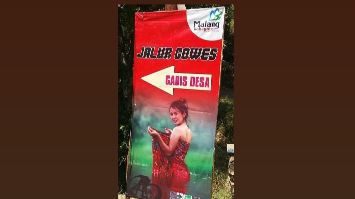 Poster jalur gowes gadis desa (Foto: istimewa)