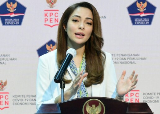 Juru Bicara Satgas Penanganan Covid-19, dr Reisa Broto Asmoro. (Foto: BNPB)