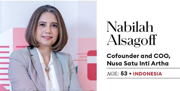 Co-founder & COO Nusa Satu Inti Artha Nabilah Alsagoff (Indonesia). (Foto: Dok. Doku)