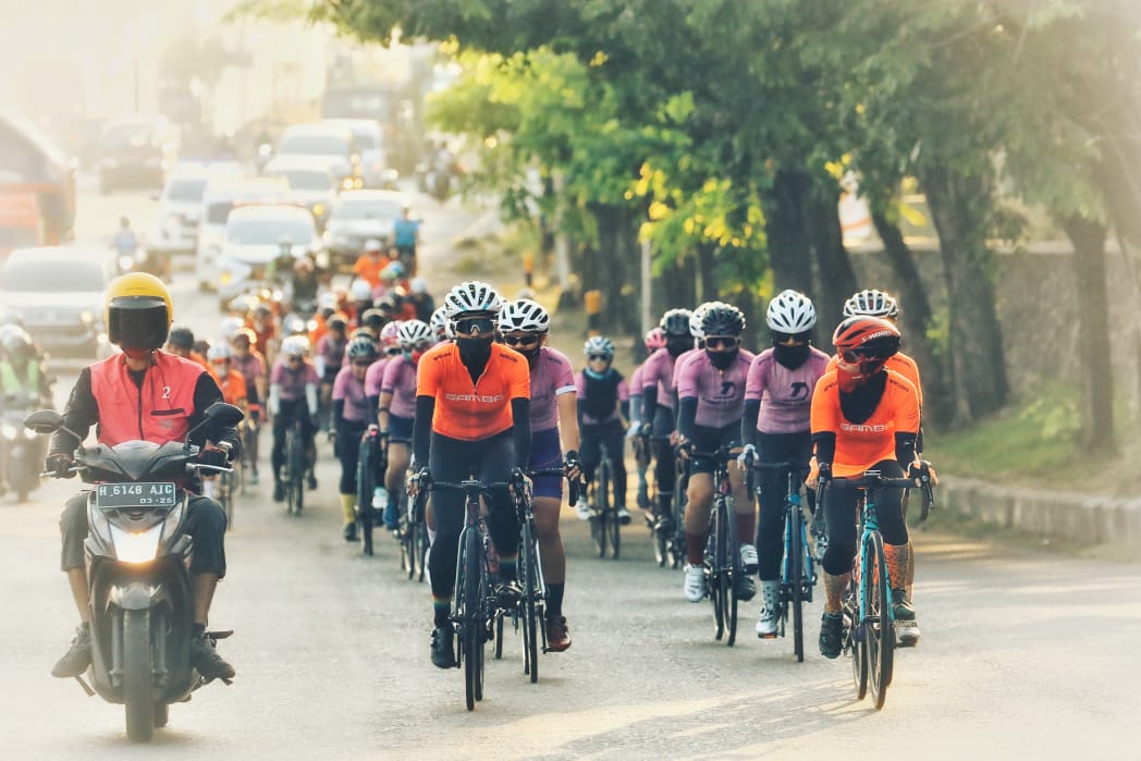 Sebanyak 42 cyclist perempuan mengikuti Tour de Borobudur, pada Sabtu 19 September 2020. (Foto: Istimewa)