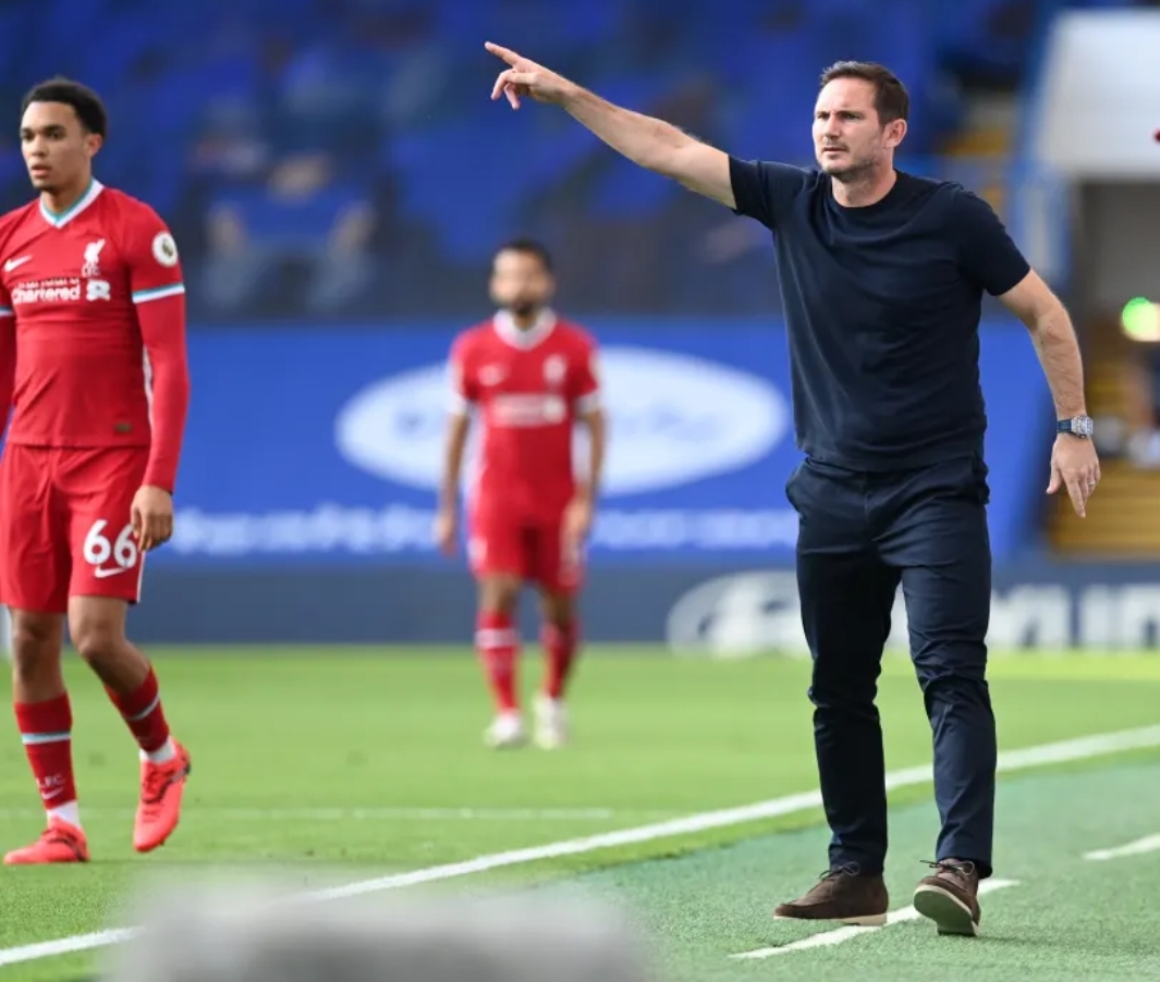 Pelatih Chelsea Frank Lampard, ketika mendampingi timnya melawan Liverpool. (Foto: Chelsea.com)