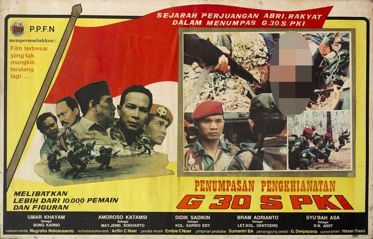 Poster film G30S/PKI. (Foto: Dok. PPFN)