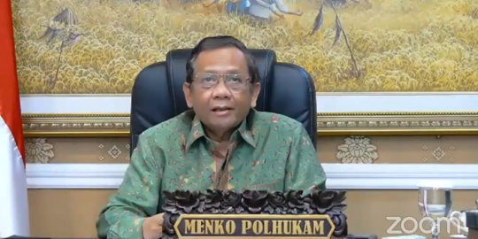 Menko Polhukam Mahfud MD menyebut pemerintah tak melarang pemutaran film G30S/PKI. (Foto: Twitter)