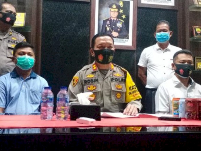 Kapolres Serdangbedagai AKBP Robin Simatupang (tengah). (Foto: Istimewa))