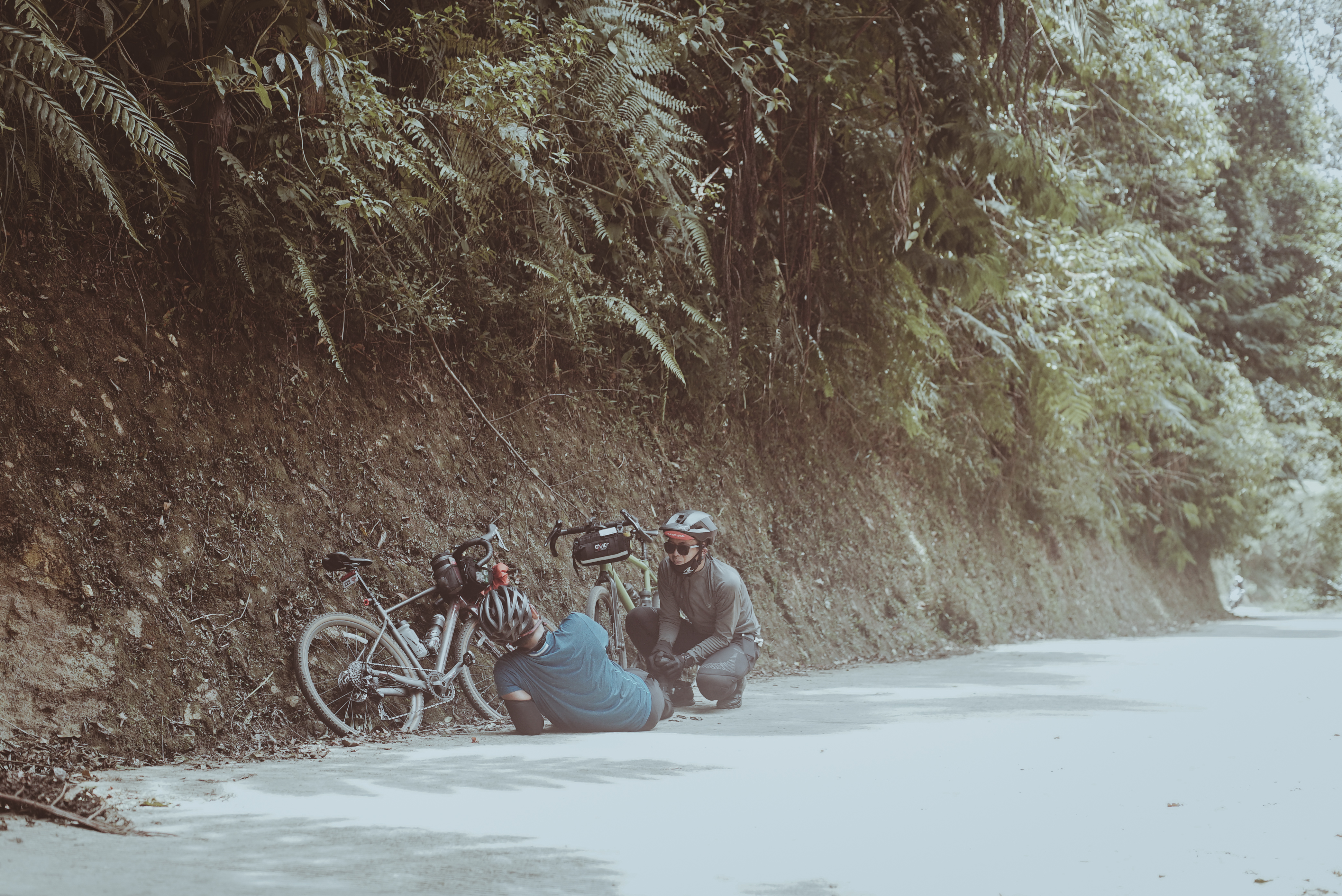 Unsupported ride jadi harus saling membantu saat teman mengalami kram. (Foto: Rifky Akbar))