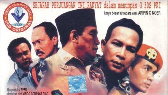 Poster film Pengkhianatan G30S PKI. (Foto: Google)