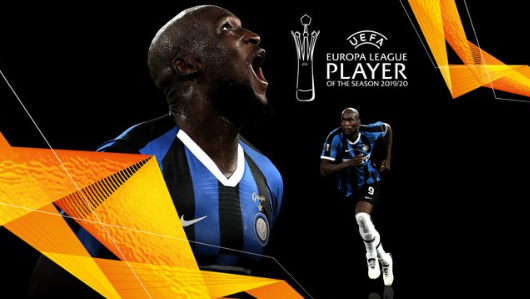 Penyerang Inter Milan Romelu Lukaku. (Foto: Twitter @europaleague)