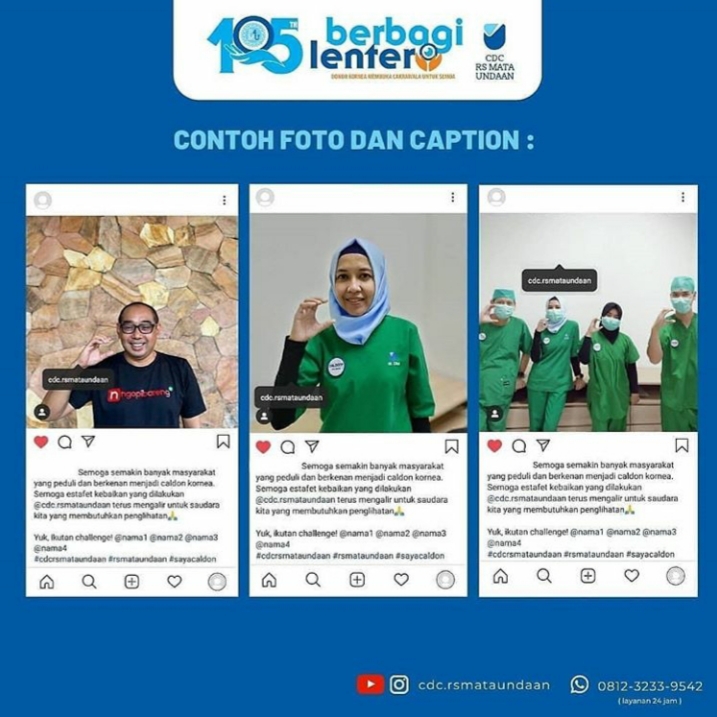 Contoh caldon challengent yang bisa kamu ikuti hingga tanggal 15 Oktober 2020. (Foto: dok. CDC RSMU)