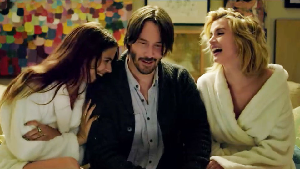 Salah satu adegan film Knock Knock yang dibintangi aktor Keanu Reeves. (Foto: Dragonfly Entertainment)