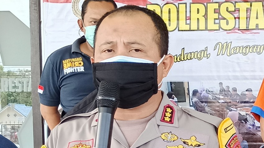 Kapolresta Banyuwangi Kombespol Arman Asmara Syarifuddin. (Foto:Muh Hujaini/Ngopibareng.id)