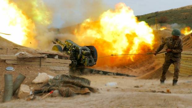 Suasana panas akibat ledakan di Nagorno-Karabakh, wilayah yang disengketakan antara Amernia dan Azerbaijan. (Foto: dw)