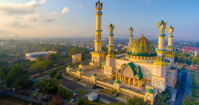 Masjid Hubbul Wathan Islamic Center Provinisi Nusa Tenggara Barat (NTB) di Kota Mataram. (Foto: Istimewa)