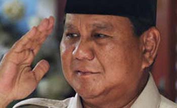 Menteri Pertahanan Prabowo Subianto mengatakan rusuh demo ditunggangi asing. (Foto:Antara)