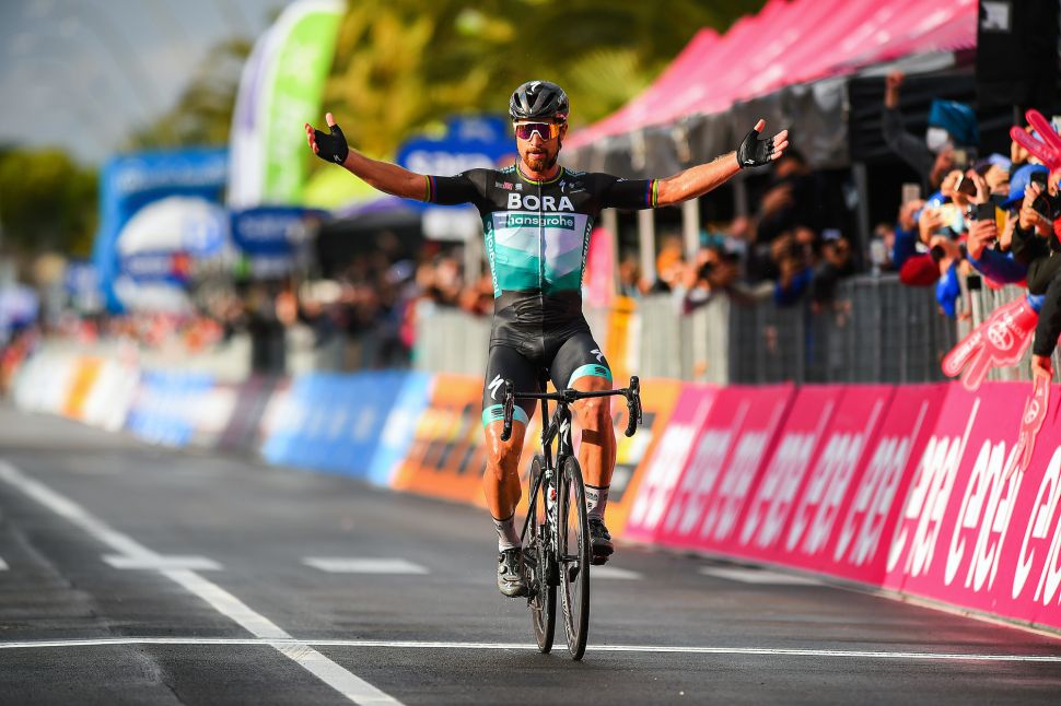 Peter Sagan menang solo di etape 10 GIro d'Italia. (Foto: Istimewa)