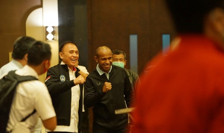 Ketua Umum PSSI, Mochamad Iriawan di pertemuan klub dengan PSSI dan PT LIB di Yogyakarta, Selasa 13 Oktober 2020. (Foto: Antara)