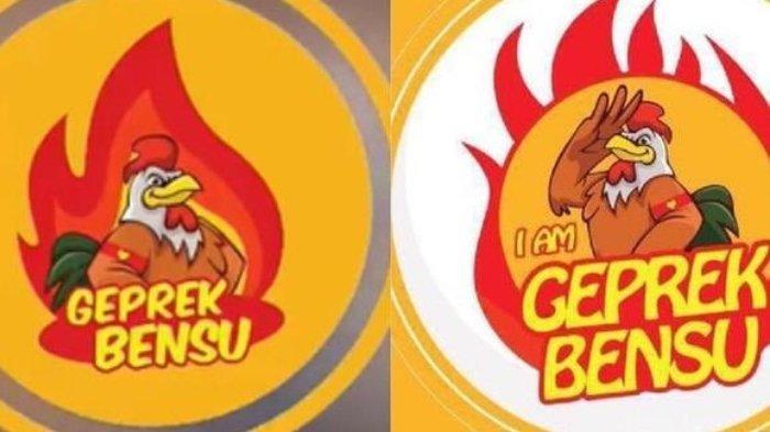 Merek dagang ayam geprek Benny Sujono vs Ruben Onsu. (Foto: Istimewa)