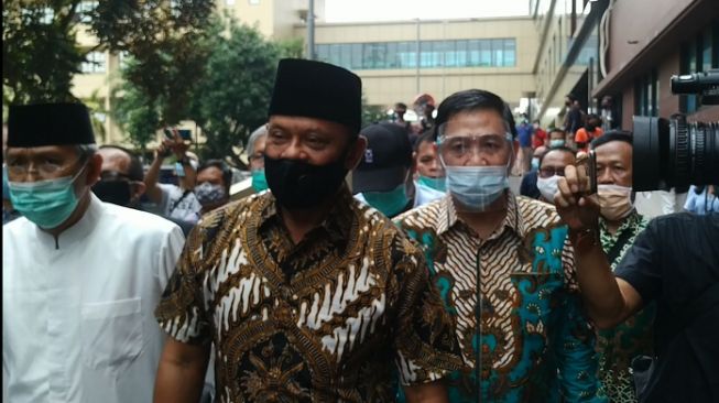 Gatot Nurmanto saat di Bareskrim Polri. (Foto: suara.com)