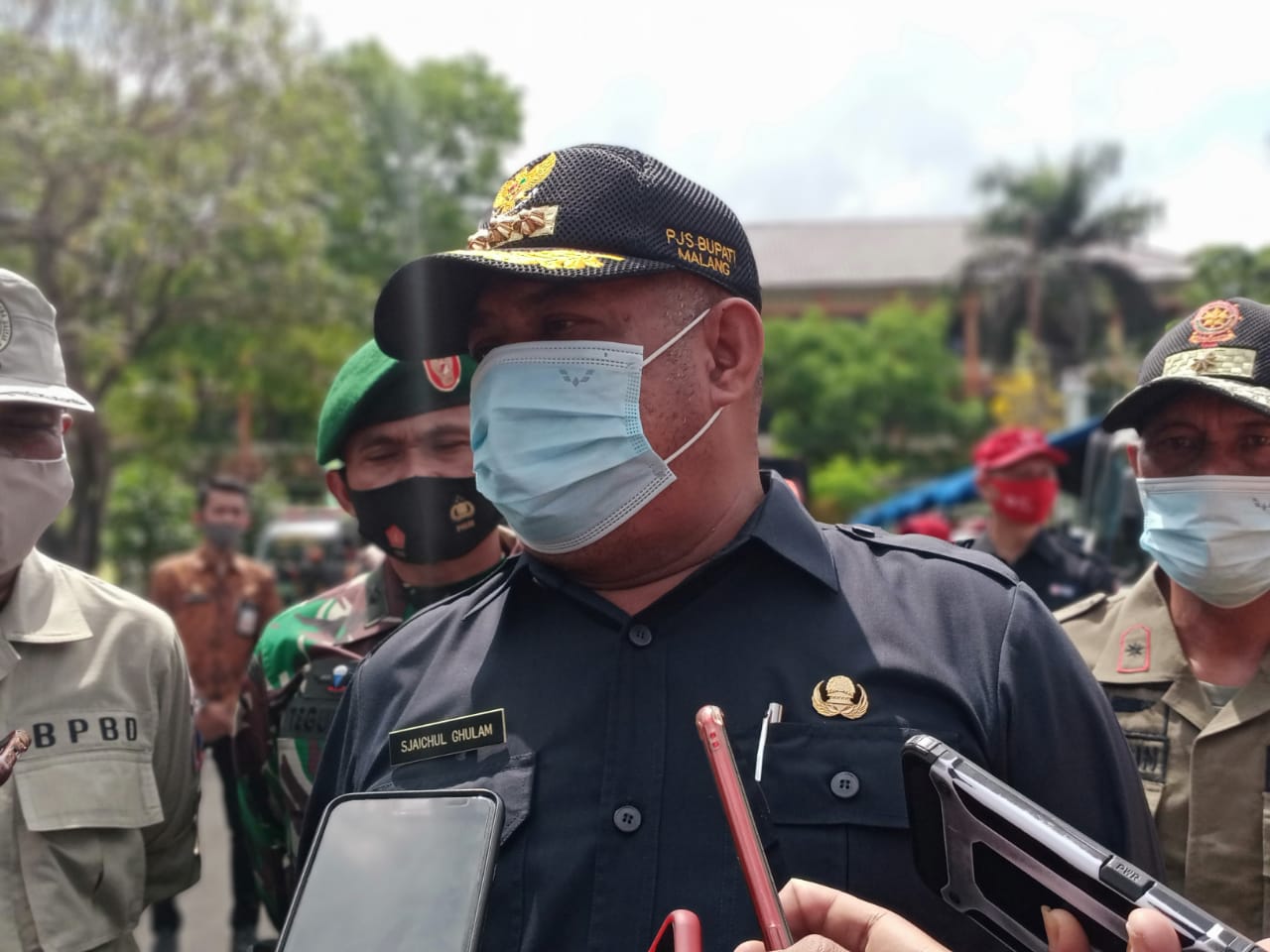 Pejabat sementara (Pjs) Bupati Malang, Sjaichul Ghulam saat melakukan kunjungan kerja. (Foto: Istimewa)