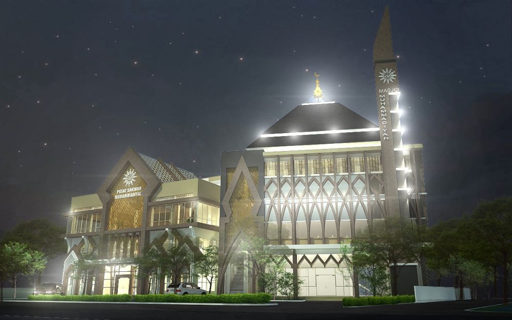 Suasana masjid saat malam, meneduhkan hati. (Foto: Istimewa)