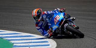 Alex Rins meraih podium di MotoGP Aragon 2020 dengan start posisi ke-10. (Foto: AFP)