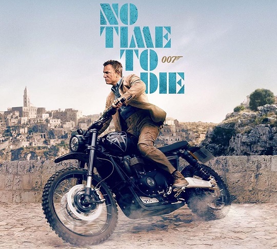 Salah satu poster film Agen 007, James Bond berjudul No Time To Die. (Foto: MGM/Universal)