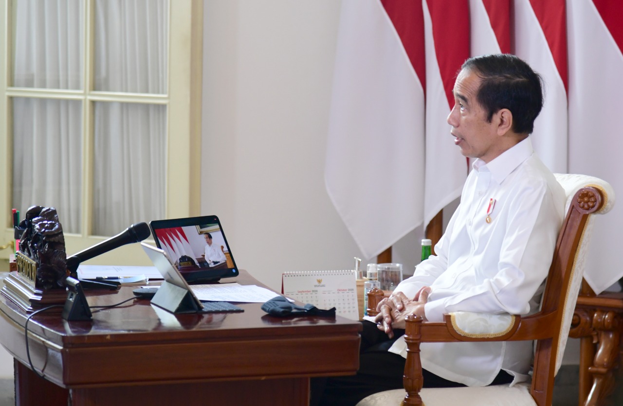 Presiden Joko Widodo (Jokowi) meyakinkan bahwa Indonesia cukup aman untuk penyelenggaraan Piala Dunia U-20. (Foto: Setpres)