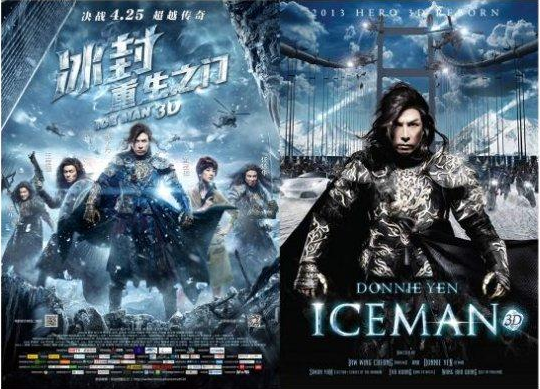 Tampilan aktor Donnie Yen di poster film Iceman: The Time Traveler. (Foto: West Movie Group)