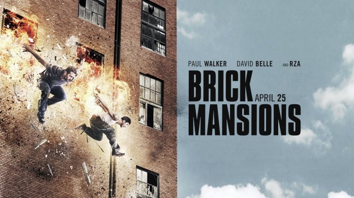 Film Brick Mansions, film terakhir yang dibintangi aktor Paul Walker sebelum tewas akibat kecelakaan mobil. (Foto: YouTube)